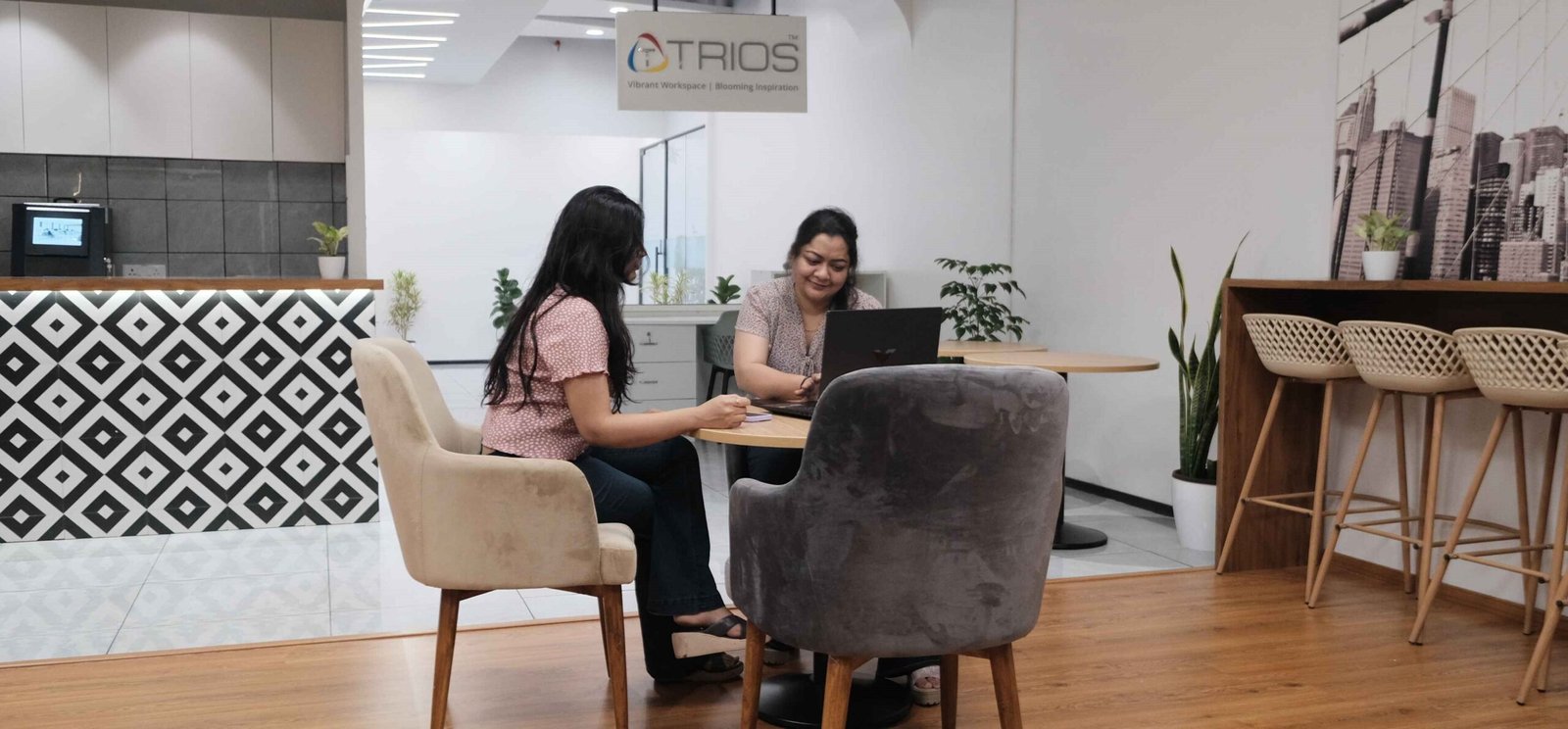 Benefits of coworking space at TRIOS